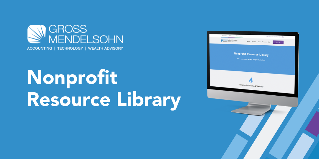 Resource Library For Nonprofits Gross Mendelsohn